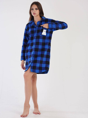 Купить Флисовый халат на пуговицах VIENETTA 3031620271 в Украина в Lingerie.ua - Одяг для дому та відпочинку, Фото 8