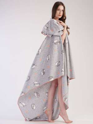 Купить Флисовый плед с принтом VIENETTA 3030430275 в Украина в Lingerie.ua - Одяг для дому та відпочинку, Фото 3