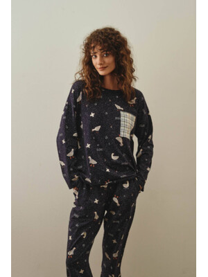 Купить Хлопковый комплект с длинным рукавом HAYS 27188 в Украина в Lingerie.ua - Одяг для дому та відпочинку, Фото 14