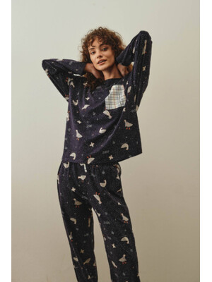 Купить Хлопковый комплект с длинным рукавом HAYS 27188 в Украина в Lingerie.ua - Одяг для дому та відпочинку, Фото 12