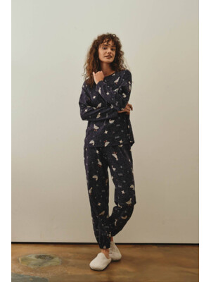 Купить Хлопковый комплект с длинным рукавом HAYS 27188 в Украина в Lingerie.ua - Одяг для дому та відпочинку, Фото 11