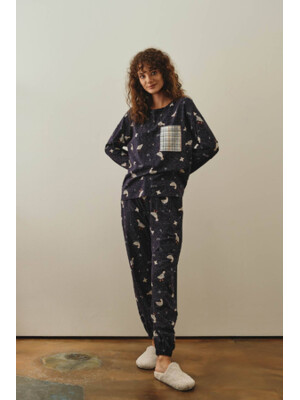 Купить Хлопковый комплект с длинным рукавом HAYS 27188 в Украина в Lingerie.ua - Одяг для дому та відпочинку, Фото 10