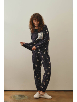 Купить Хлопковый комплект с длинным рукавом HAYS 27188 в Украина в Lingerie.ua - Одяг для дому та відпочинку, Фото 16