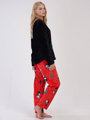 Купить Плюшевая теплая пижама с новогодним принтом VIENETTA 3040220232 в Украина в Lingerie.ua - Одяг для дому та відпочинку, Фото 7