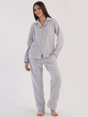 Купить Флисовая пижама женская на пуговицах VIENETTA 3030572640 в Украина в Lingerie.ua - Одяг для дому та відпочинку, Видео