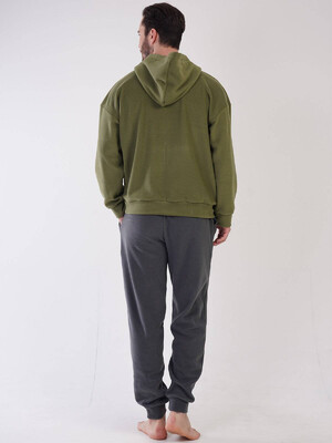 Купить Флисовый мужской костюм с капюшоном VIENETTA MAN 3041590000 в Украина в Lingerie.ua - Одяг для дому та відпочинку, Фото 2