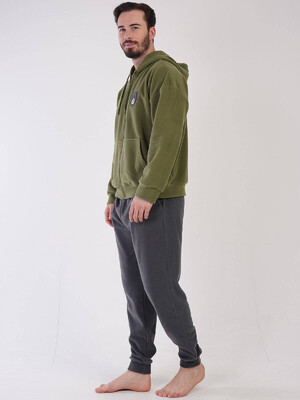 Купить Флисовый мужской костюм с капюшоном VIENETTA MAN 3041590000 в Украина в Lingerie.ua - Одяг для дому та відпочинку, Фото 4