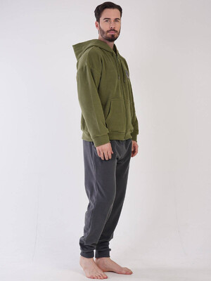 Купить Флисовый мужской костюм с капюшоном VIENETTA MAN 3041590000 в Украина в Lingerie.ua - Одяг для дому та відпочинку, Фото 5