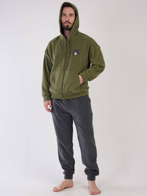 Купить Флисовый мужской костюм с капюшоном VIENETTA MAN 3041590000 в Украина в Lingerie.ua - Одяг для дому та відпочинку, Фото 6