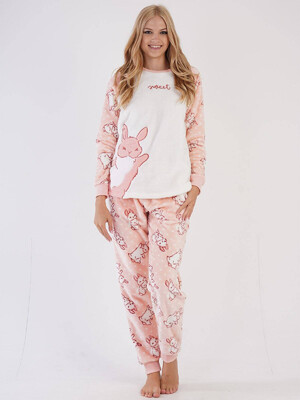 Плюшевая теплая женская пижама VIENETTA 3040280263