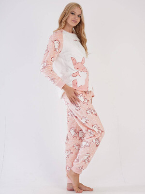 Купить Плюшевая теплая женская пижама VIENETTA 3040280263 в Украина в Lingerie.ua - Одяг для дому та відпочинку, Фото 4