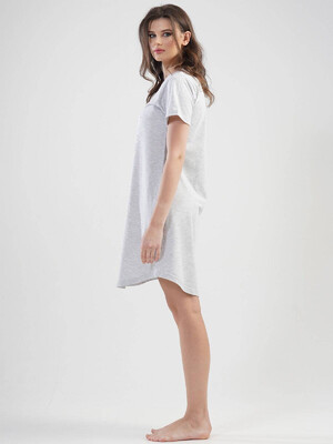 Купить Хлопковая ночная сорочка с коротким рукавом VIENETTA 1121360000 в Украина в Lingerie.ua - Одяг для дому та відпочинку, Фото 5