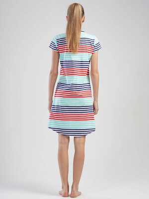 Купить Хлопковая туника с коротким рукавом VIENETTA 1101050689 в Украина в Lingerie.ua - Одяг для дому та відпочинку, Фото 4