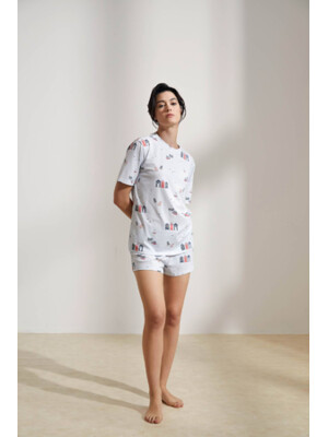 Купить Бавовняний комплект із футболки та шортів HAYS 36134 в Украина в Lingerie.ua - Одяг для дому та відпочинку, Фото 9