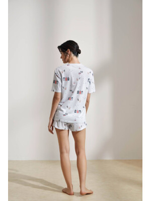 Купить Бавовняний комплект із футболки та шортів HAYS 36134 в Украина в Lingerie.ua - Одяг для дому та відпочинку, Фото 8