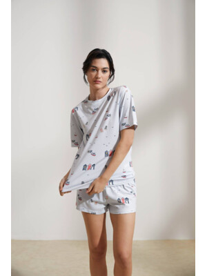 Купить Бавовняний комплект із футболки та шортів HAYS 36134 в Украина в Lingerie.ua - Одяг для дому та відпочинку, Фото 7