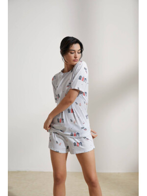 Купить Бавовняний комплект із футболки та шортів HAYS 36134 в Украина в Lingerie.ua - Одяг для дому та відпочинку, Фото 6