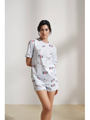 Купить Бавовняний комплект із футболки та шортів HAYS 36134 в Украина в Lingerie.ua - Одяг для дому та відпочинку, Фото 11