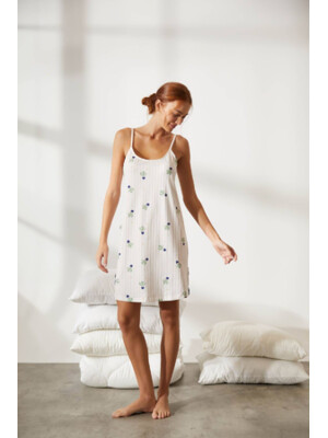 Купить Хлопковая туника на тонких бретельках HAYS 36165 в Украина в Lingerie.ua - Одяг для дому та відпочинку, Фото 1