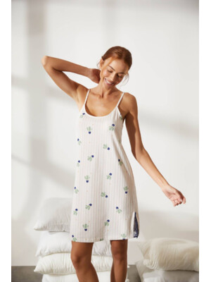 Купить Хлопковая туника на тонких бретельках HAYS 36165 в Украина в Lingerie.ua - Одяг для дому та відпочинку, Фото 4