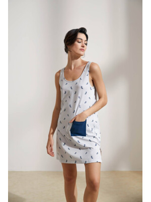 Купить Хлопковая туника на бретельках HAYS 36195 в Украина в Lingerie.ua - Одяг для дому та відпочинку, Фото 10