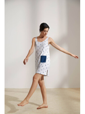 Купить Хлопковая туника на бретельках HAYS 36195 в Украина в Lingerie.ua - Одяг для дому та відпочинку, Фото 7