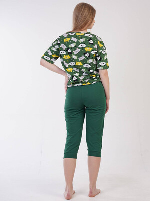 Купить Хлопковый комплект с капри VIENETTA 3090236205 в Украина в Lingerie.ua - Одяг для дому та відпочинку, Фото 3