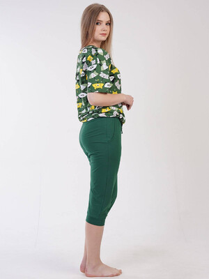Купить Хлопковый комплект с капри VIENETTA 3090236205 в Украина в Lingerie.ua - Одяг для дому та відпочинку, Фото 6