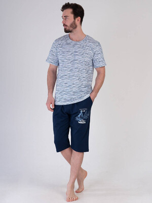 Купить Хлопковый комплект с капри VIENETTA MAN 3100143878 в Украина в Lingerie.ua - Одяг для дому та відпочинку, Видео