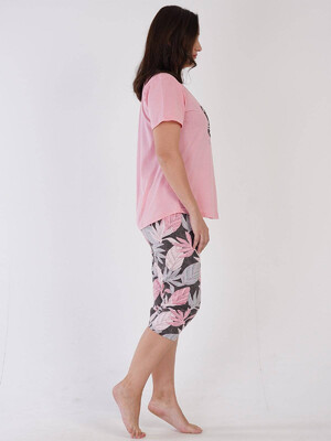 Купить Хлопковый комплект с капри VIENETTA 3100304027 в Украина в Lingerie.ua - Одяг для дому та відпочинку, Фото 4