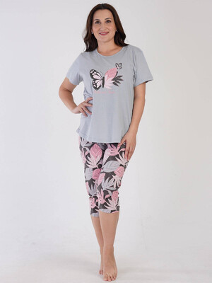 Купить Хлопковый комплект с капри VIENETTA 3100304027 в Украина в Lingerie.ua - Одяг для дому та відпочинку, Фото 5