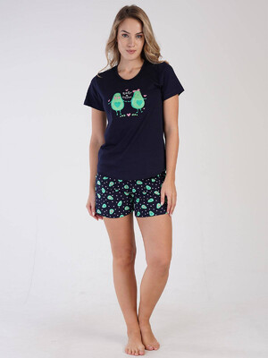 Купить Хлопковый комплект из футболки и шорт VIENETTA 3100468873 в Украина в Lingerie.ua - Одяг для дому та відпочинку, Фото 5