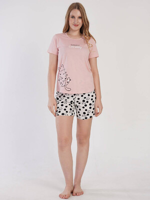 Купить Хлопковый комплект из футболки и шорт VIENETTA 3110346078 в Украина в Lingerie.ua - Одяг для дому та відпочинку, Фото 5
