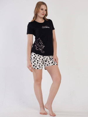 Купить Хлопковый комплект из футболки и шорт VIENETTA 3110346078 в Украина в Lingerie.ua - Одяг для дому та відпочинку, Фото 6