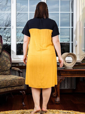 Купить Летнее платье из вискозы большого размера COCOON J2-2538 в Украина в Lingerie.ua - Одяг для дому та відпочинку, Фото 3