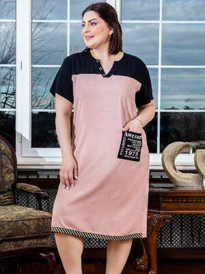 Купить Летнее платье из вискозы большого размера COCOON J2-2538 в Украина в Lingerie.ua - Одяг для дому та відпочинку, Фото 5