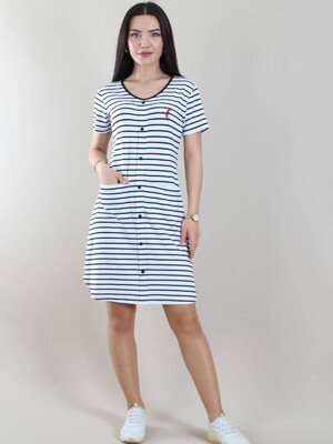 Купить Платье летнее с коротким рукавом на пуговицах JEN 04256 в Украина в Lingerie.ua - Одяг для дому та відпочинку, Фото 5