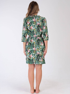 Купить Хлопковый женский халат на запах VIENETTA 3100407930 в Украина в Lingerie.ua - Одяг для дому та відпочинку, Фото 3