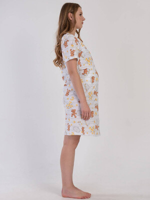 Купить Хлопковая туника для беременных и кормящих мам VIENETTA 3101178377 в Украина в Lingerie.ua - Одяг для дому та відпочинку, Фото 3