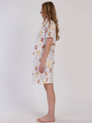 Купить Хлопковая туника для беременных и кормящих мам VIENETTA 3101178377 в Украина в Lingerie.ua - Одяг для дому та відпочинку, Фото 5