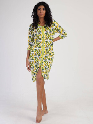 Купить Хлопковый халат на молнии VIENETTA 3110854921 в Украина в Lingerie.ua - Одяг для дому та відпочинку, Фото 5