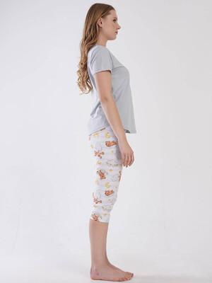 Купить Хлопковый комплект с капри VIENETTA 3101148377 в Украина в Lingerie.ua - Одяг для дому та відпочинку, Фото 4