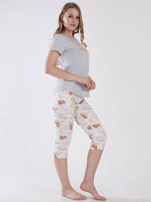 Купить Хлопковый комплект с капри VIENETTA 3101148377 в Украина в Lingerie.ua - Одяг для дому та відпочинку, Фото 5