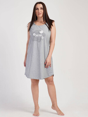 Купить Хлопковая домашняя туника без рукавов VIENETTA 3111770000 в Украина в Lingerie.ua - Одяг для дому та відпочинку, Видео