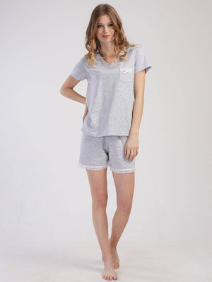 Купить Хлопковый комплект с шортами VIENETTA 3113290000 в Украина в Lingerie.ua - Одяг для дому та відпочинку, Видео