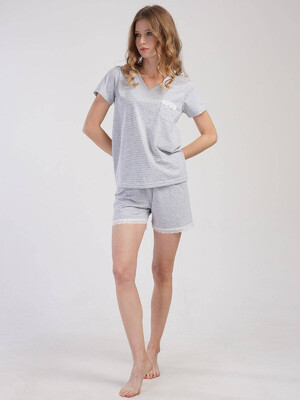 Купить Хлопковый комплект с шортами VIENETTA 3113290000 в Украина в Lingerie.ua - Одяг для дому та відпочинку, Фото 6