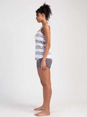 Купить Хлопковый комплект из майки и шорт VIENETTA 3111201298 в Украина в Lingerie.ua - Одяг для дому та відпочинку, Фото 5