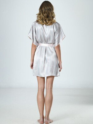 Купить Шелковый халат кимоно короткий VIENETTA SATEEN 1608874982 в Украина в Lingerie.ua - Одяг для дому та відпочинку, Фото 4