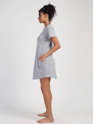 Купить Хлопковая туника с коротким рукавом и карманами VIENETTA 3111760000 в Украина в Lingerie.ua - Одяг для дому та відпочинку, Фото 6