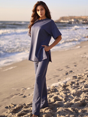 Купить Летний костюм из футболки и брюк LINGERIE 170710 в Украина в Lingerie.ua - Одяг для дому та відпочинку, Фото 22